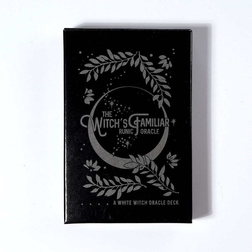 The Witch's Familiar Runic Oracle Deck for Mystical Guidance