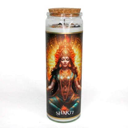 Shakti Ma Crystal Altar Candle