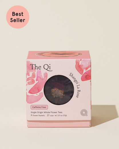 Shangri-La Whole Rose Flower Tea – 9 Flowers, 27 Cups