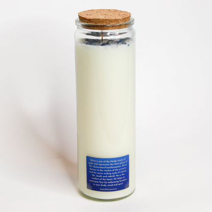 Shiva Crystal Altar Candle