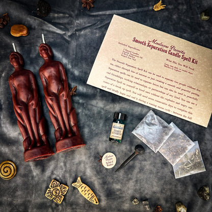 Smooth Separation Candle Spell Kit - Human/Human | Peaceful Parting
