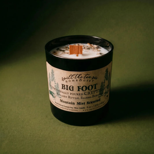 Bigfoot Sasquatch Balsam & Sandalwood Intention Candle – 9 oz
