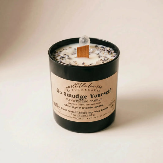 Go Smudge Yourself Lavender, Sage & Cedar Intention Candle – 9 oz