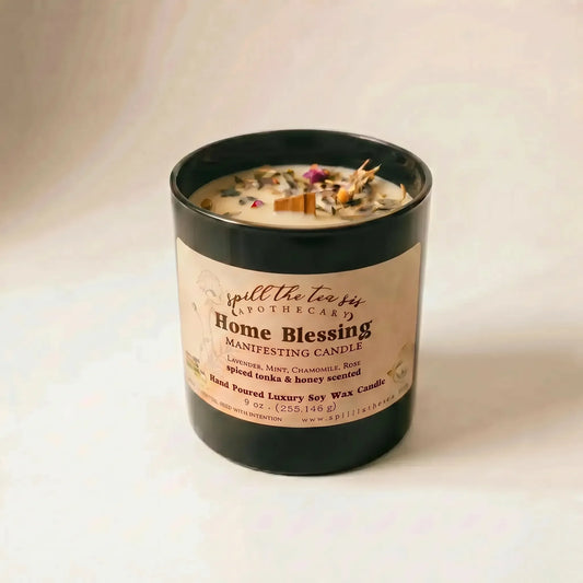 Home Blessings Honey, Amber & Oud Intention Candle – 9 oz