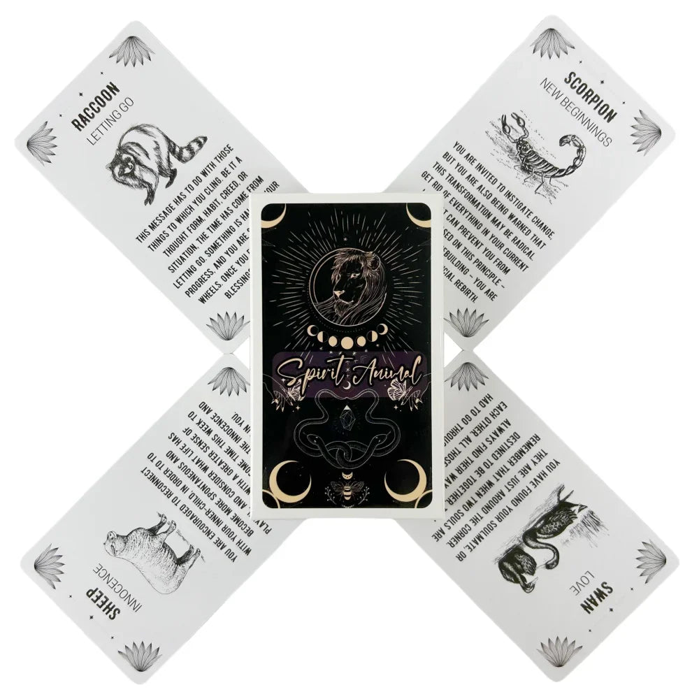 Mystical Spirit Animal Oracle Deck For Intuition And Wisdom