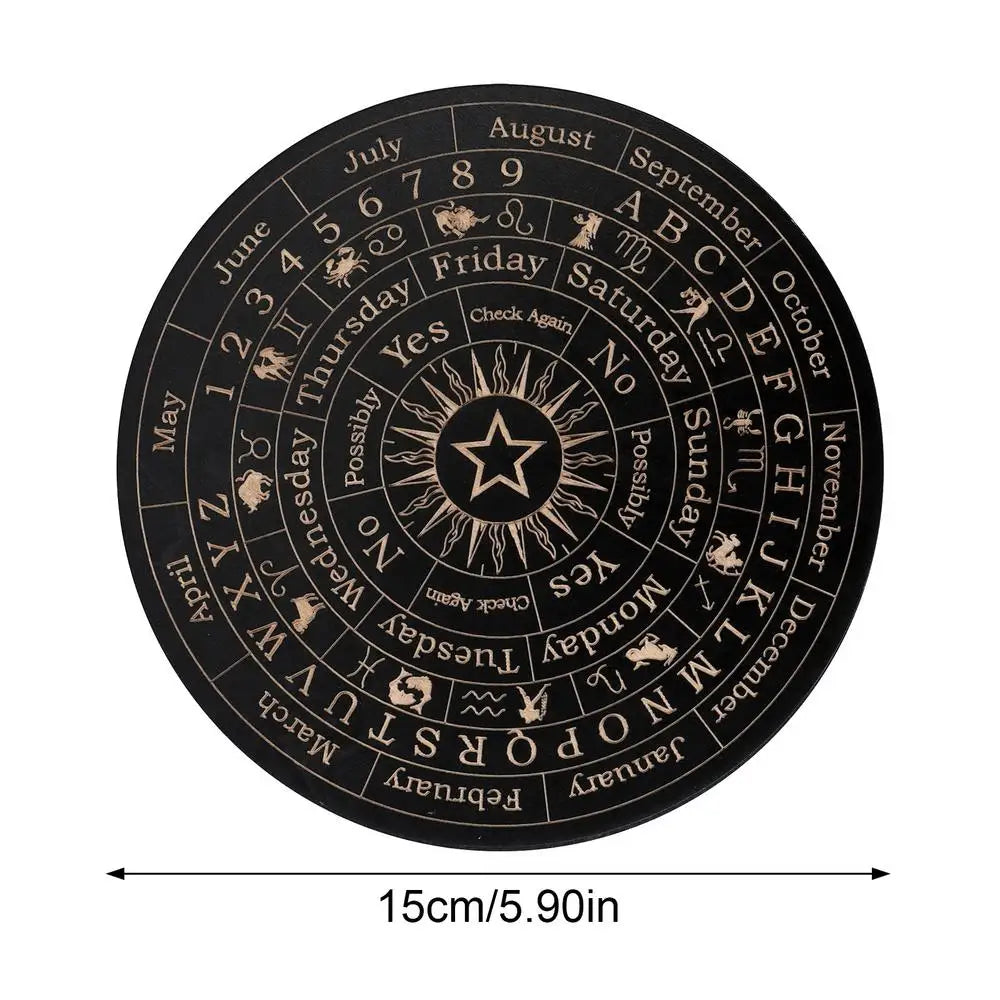 Wooden Divination Pendulum Boards For Mystic Guidance