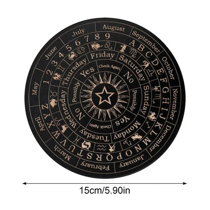 Wooden Divination Pendulum Boards For Mystic Guidance