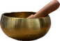 Tibetan Singing Bowl - 4.5" Hand Hammered Gold