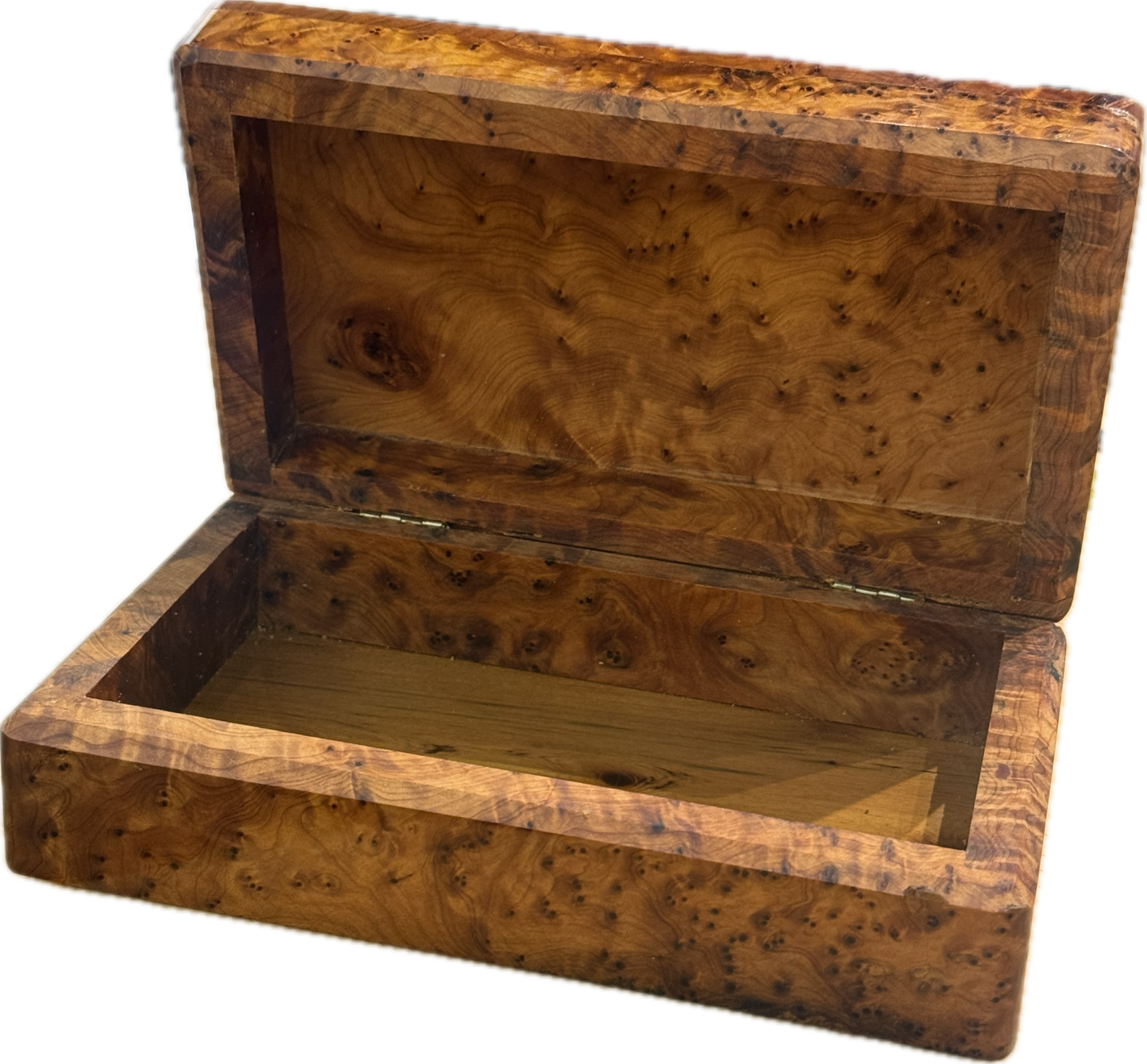 Thuya Wood Men's Jewelry Box/Keepsake Box