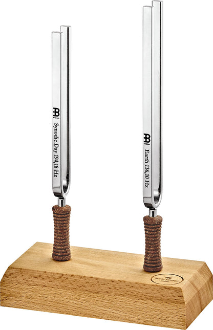2-Piece Day & Night Planetary Tuned Tuning Fork Set incl. Holder