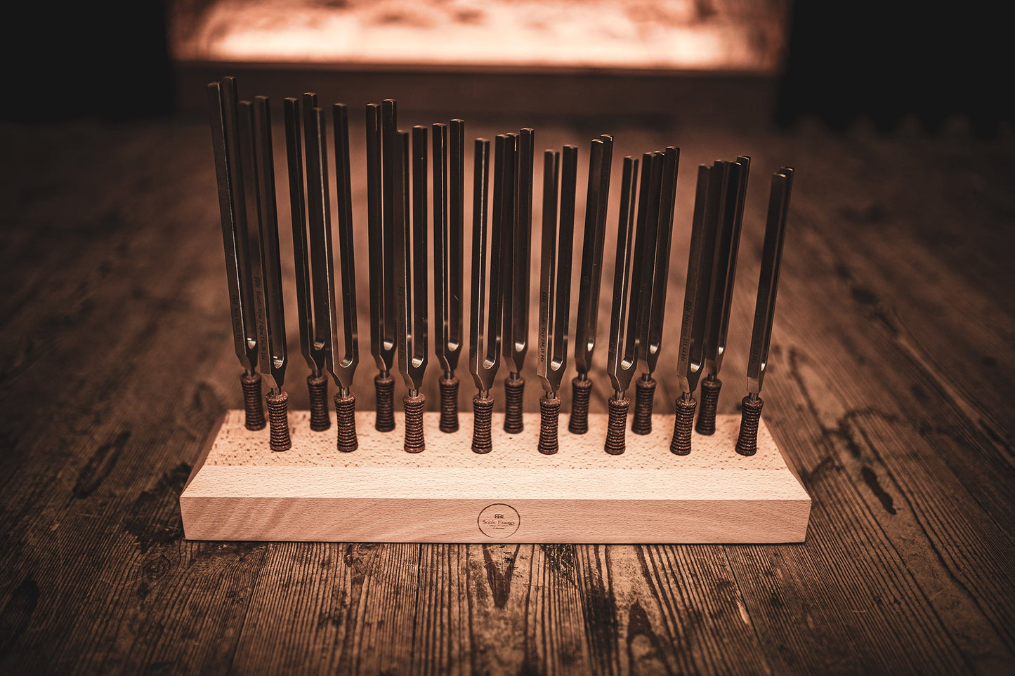 16-Piece Planetary Tuned Therapy Tuning Fork Set