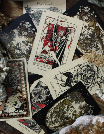 The Mystical Healing Magickal Botanical Oracle Deck