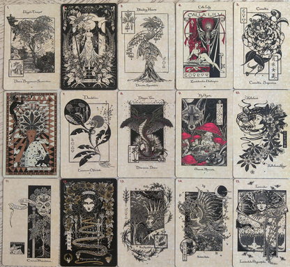 The Mystical Healing Magickal Botanical Oracle Deck