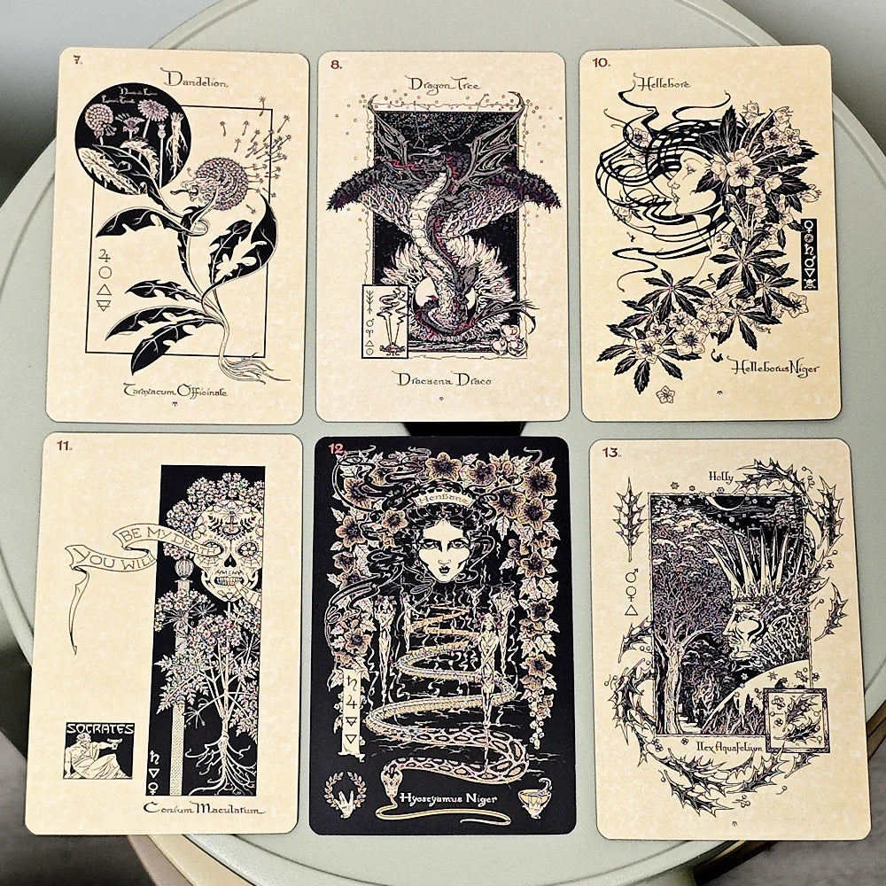 The Mystical Healing Magickal Botanical Oracle Deck