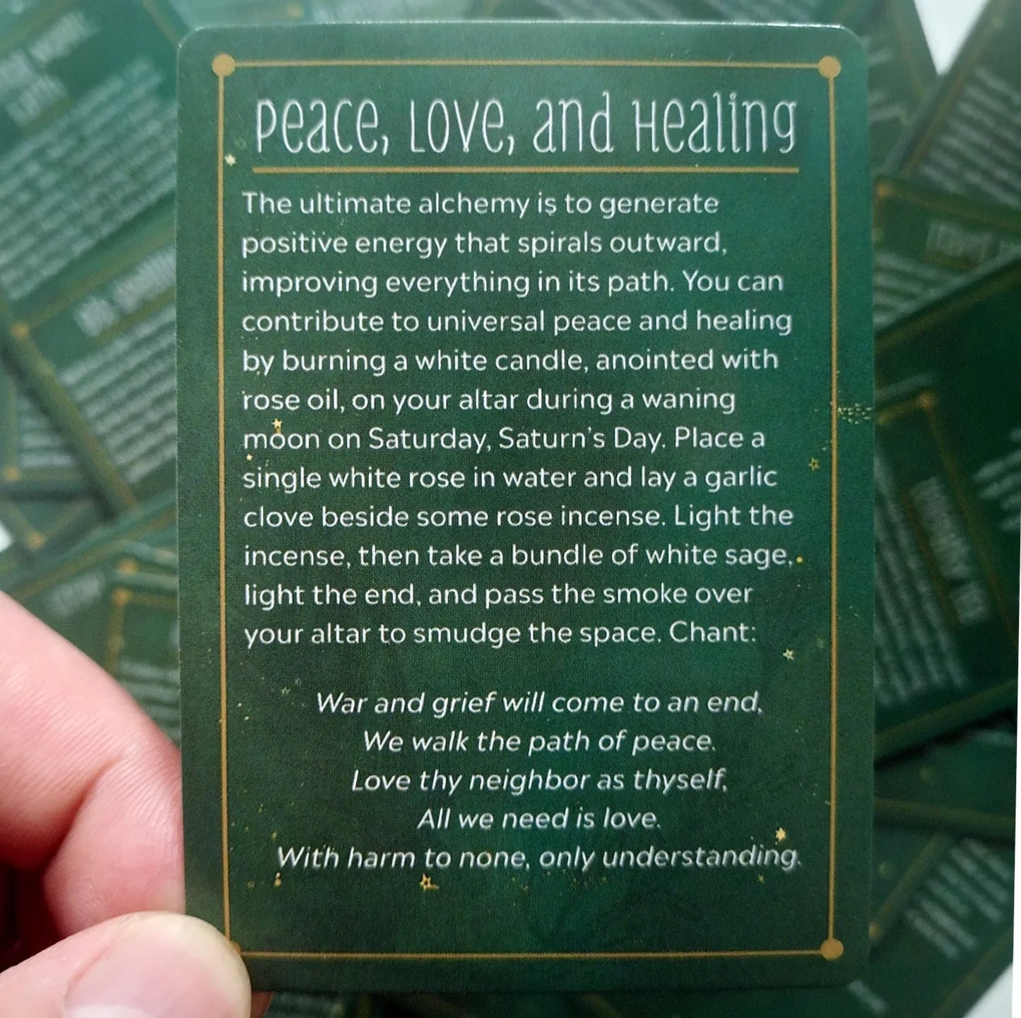 The Practical Witch's Spell Deck for Healing and Love