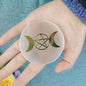 Selenite Crystal Spiritual Gold Symbol Plates For Healing