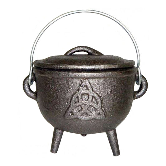 Cast Iron Cauldron - Triquetra 4.5"