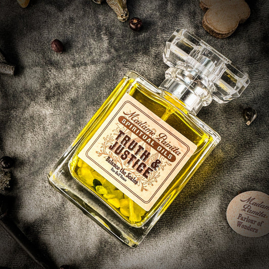 Truth and Justice Spiritual Cologne – 50ml Aquamarine-Infused Fragrance