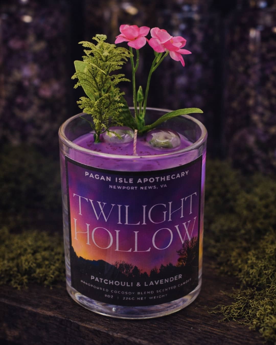 Twilight Hollow Lavender & Patchouli Magical Forest Candle – alternate product image