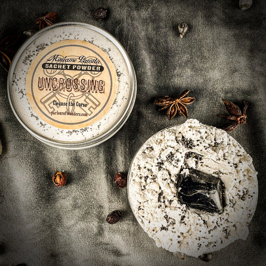Uncrossing Sachet Powder – 1 Oz with Anise & Blue Tiger’s Eye