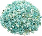 Green Natural Amazonite Crystal Chips for Chakra Balancing