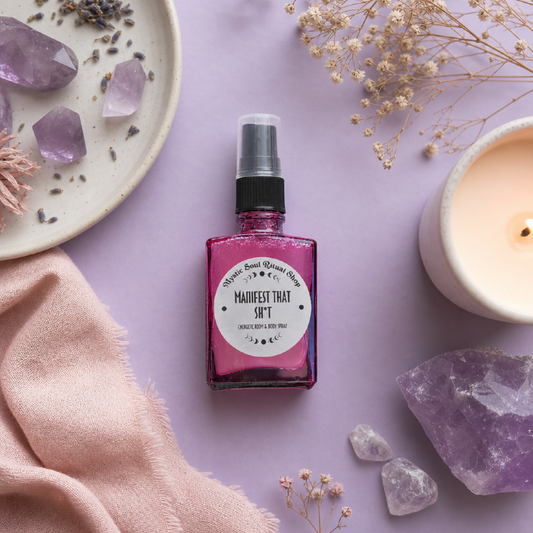 Manifest That Sh*t Ritual Spray with Citrine – Jasmine, Citrus & Patchouli