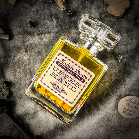 Upper Hand Spiritual Cologne – 50ml Carnelian-Infused Herbal Fragrance