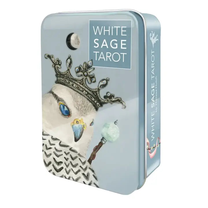 White Sage Healing Tarot Deck In Tin For Mystics