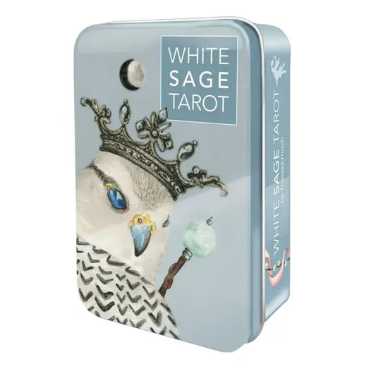 White Sage Healing Tarot Deck In Tin For Mystics