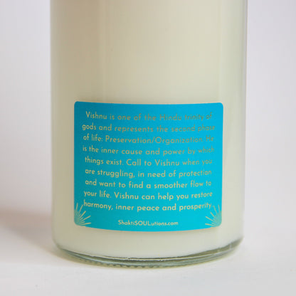 Vishnu Crystal Altar Candle