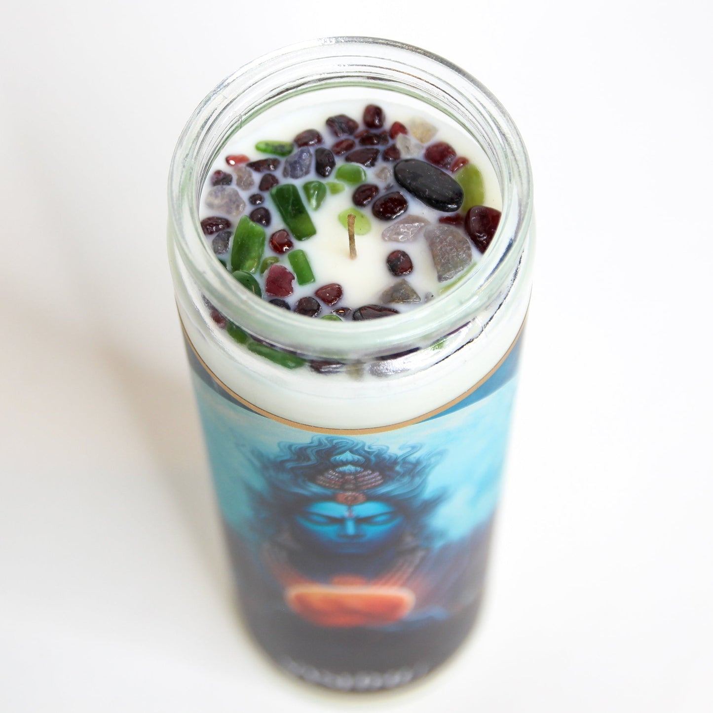 Vishnu Crystal Altar Candle