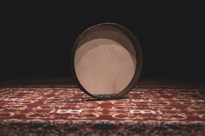 18" Wave / Ocean Drum, Walnut Brown