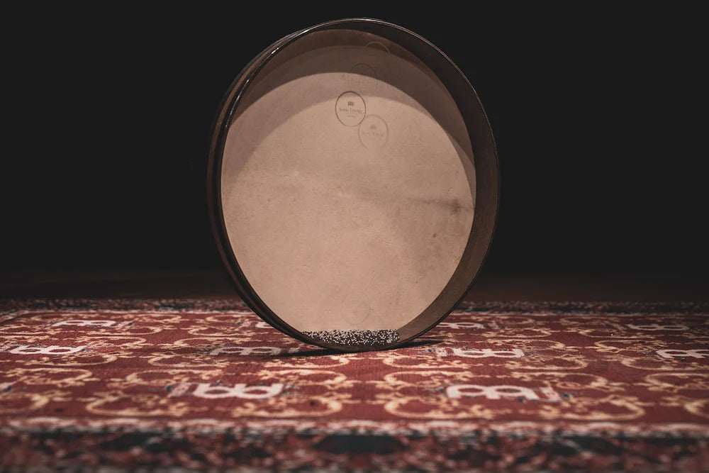 22" Wave / Ocean Drum, Walnut Brown