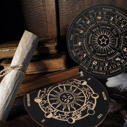 Wooden Divination Pendulum Boards For Mystic Guidance