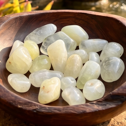 Yellow Quartz Crystal Tumbled Stones (By The Piece or Pound) Wholesale