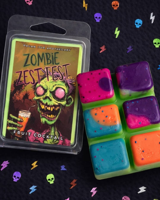 Zombie Zest Fest Wax Melts | Bright & Spooky Citrus