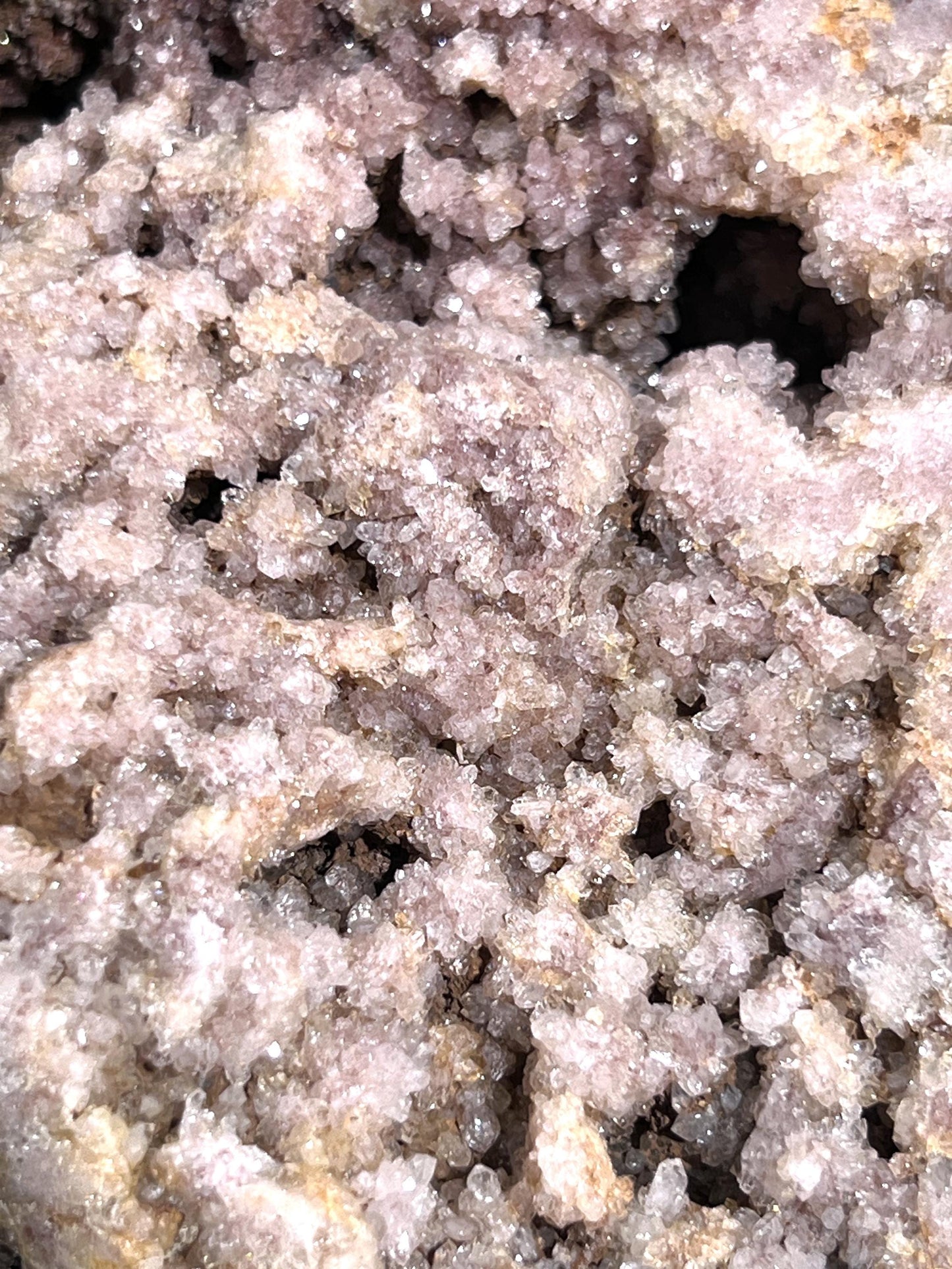 Large Pink Amethyst Druzy Crystal Cluster Standing Freeform Select Polished Carving