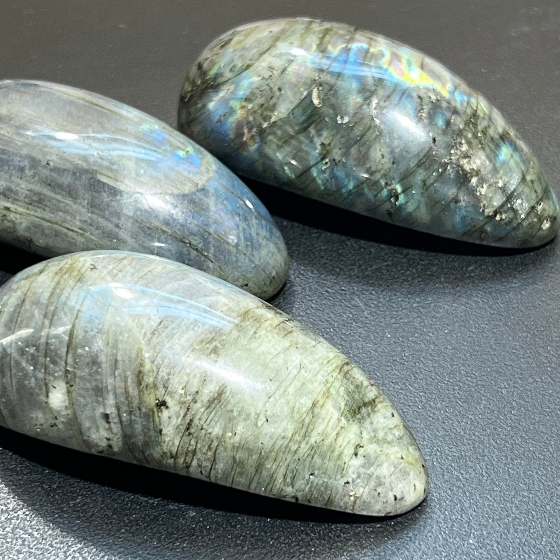 Labradorite Massage Stone Tool Polished Gemstone Carving