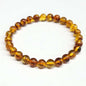 Amber Round Bead Bracelet 6mm - Ancient Release
