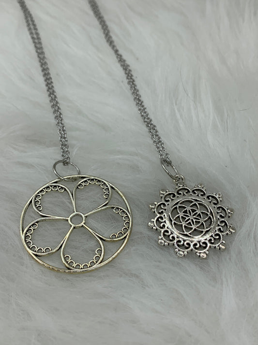 Assorted Flower Of Life - Necklace