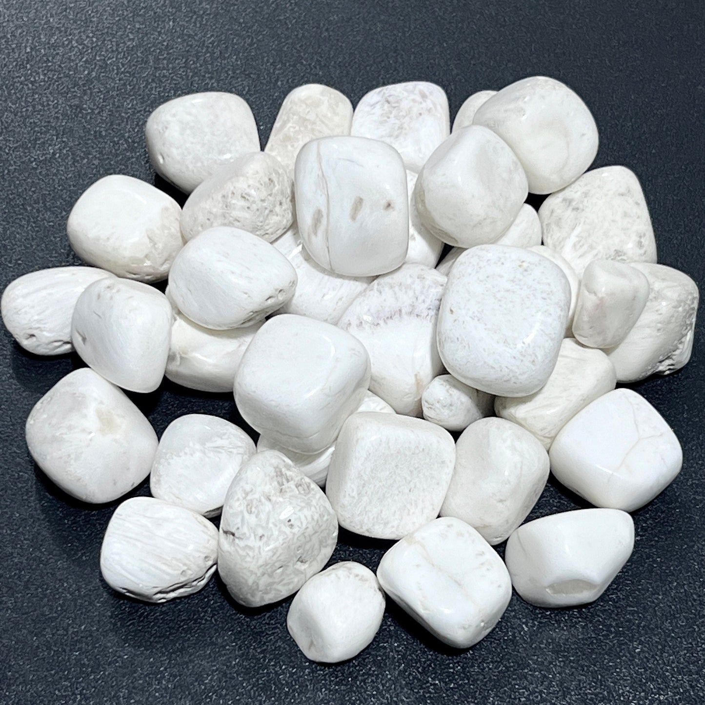 White Scolecite Zeolite Crystal Tumbled Stones (By The Piece Or Pound) Wholesale