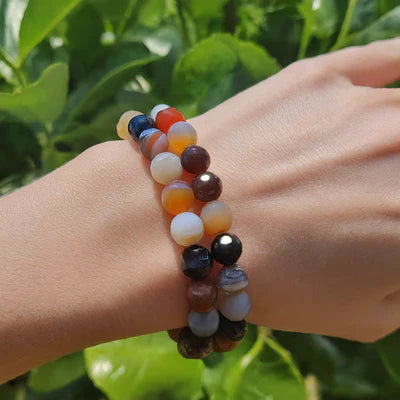 Faceted Gemstone Bracelet - 8mm