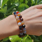 Faceted Gemstone Bracelet - 8mm