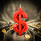 Dollar Sign Candle Spell Kit - Wealth & Luxury Magic