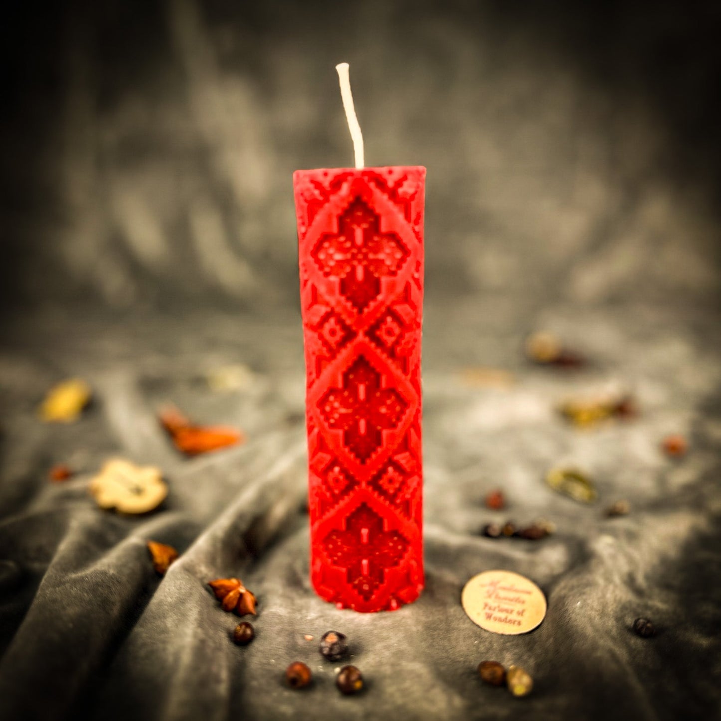 Khrest Cross Pillar Candle Spell Kit – Protection, Plenty & Sacred Balance Magic