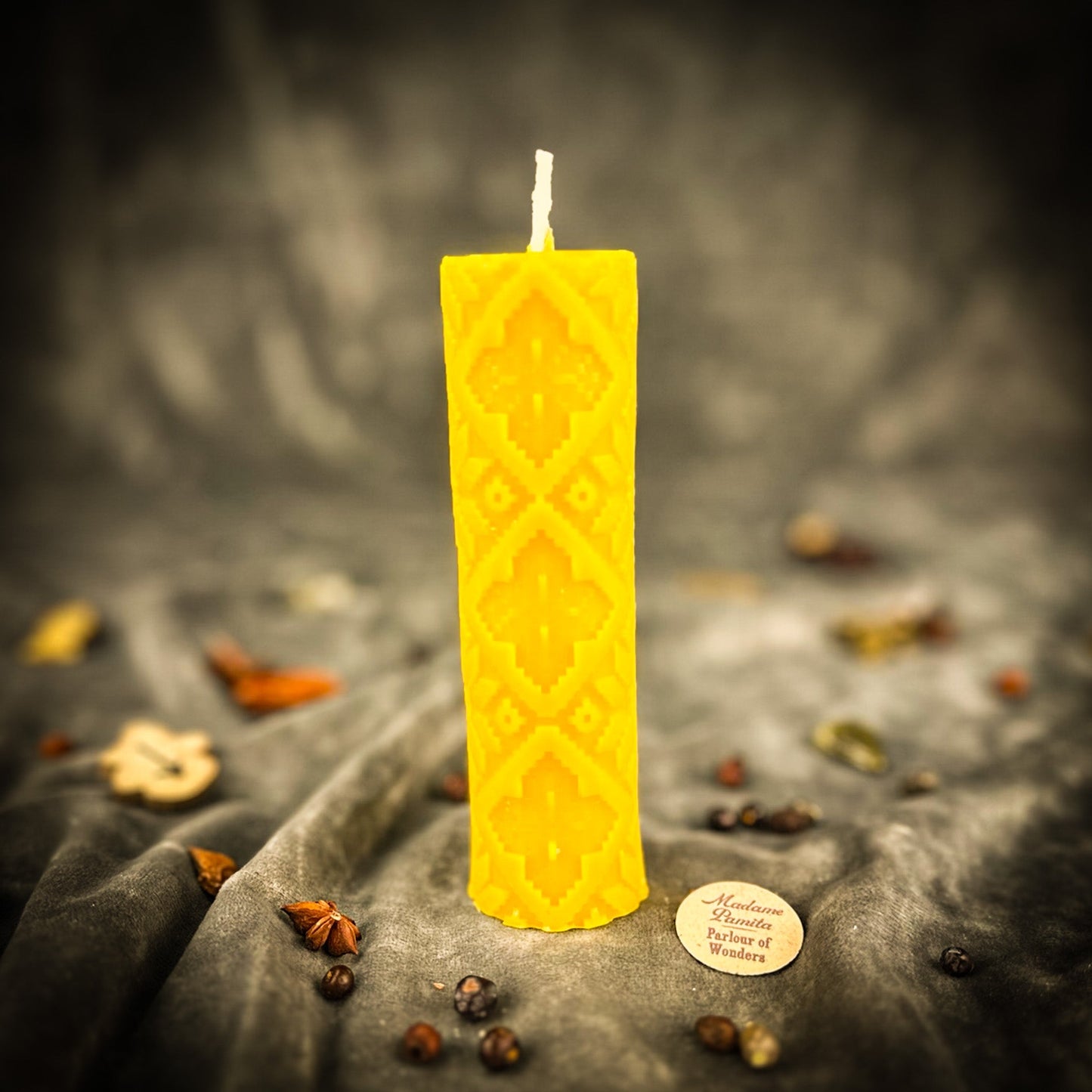 Khrest Cross Pillar Candle Spell Kit – Protection, Plenty & Sacred Balance Magic