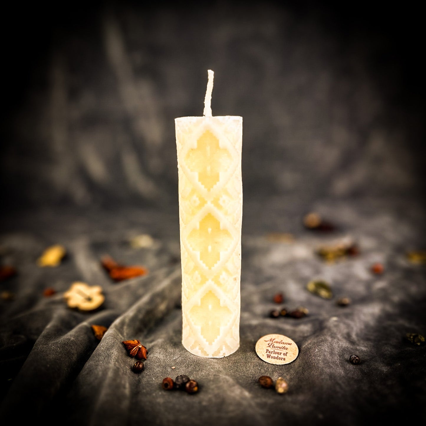 Khrest Cross Pillar Candle Spell Kit – Protection, Plenty & Sacred Balance Magic
