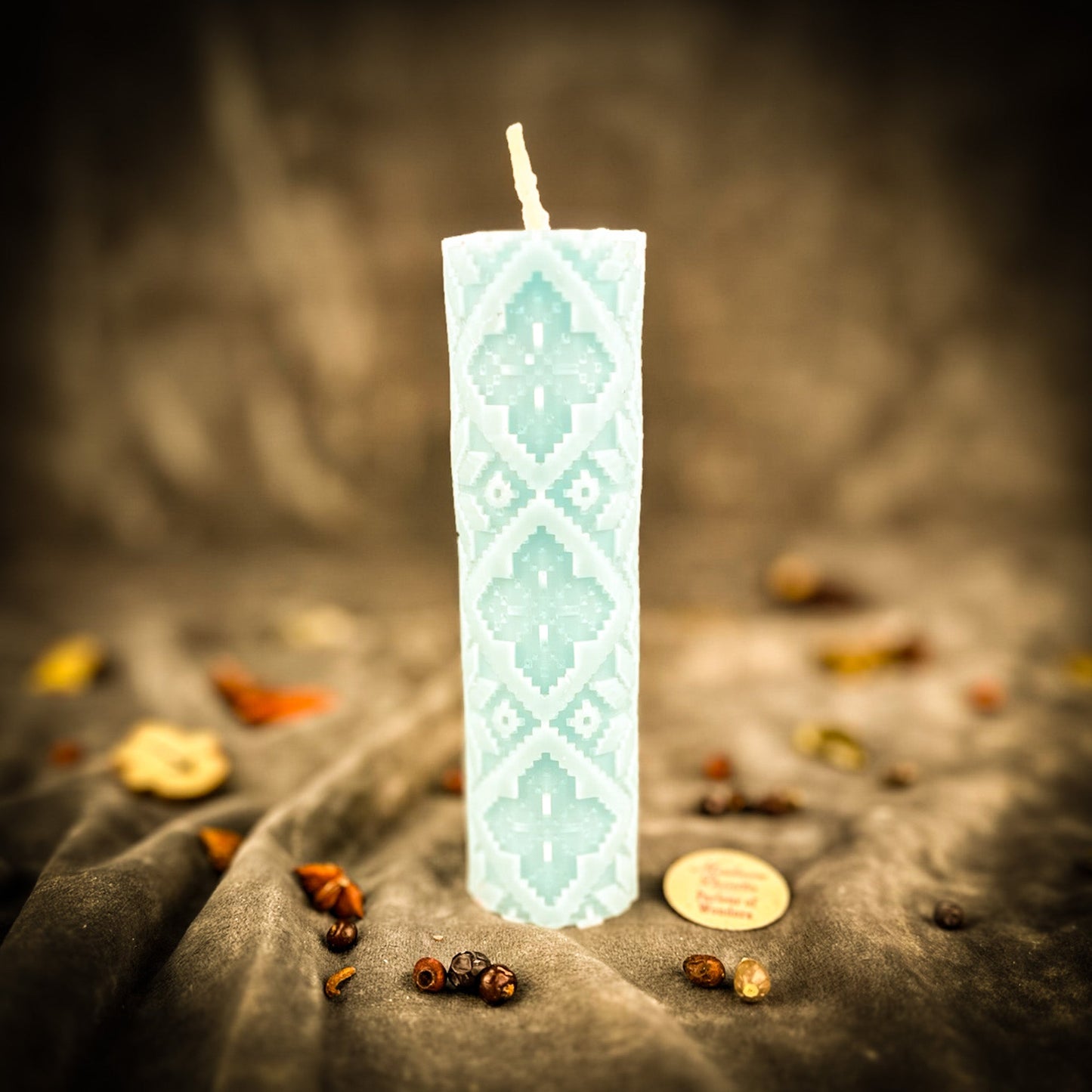 Khrest Cross Pillar Candle Spell Kit – Protection, Plenty & Sacred Balance Magic