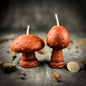 Mystical Mushroom Candle Spell Kit Duo - Forest Wisdom & Shadow Work Magic