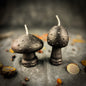 Mystical Mushroom Candle Spell Kit Duo - Forest Wisdom & Shadow Work Magic